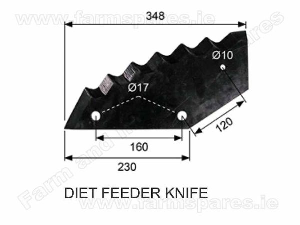 diet feeder knife to suit triolet fodder mixer