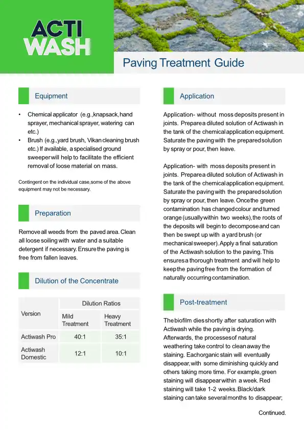 paving treatment guide farm industrial spares cover