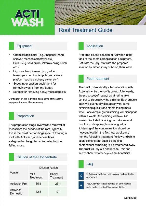 roof treatment guide farm industrial spares cover