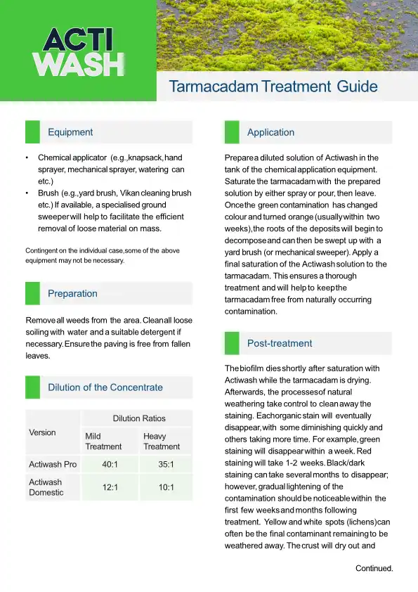 tarmacadam treatment guide farm industrial spares mallow